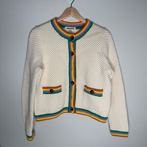 Boden Libby knitted cotton jacket